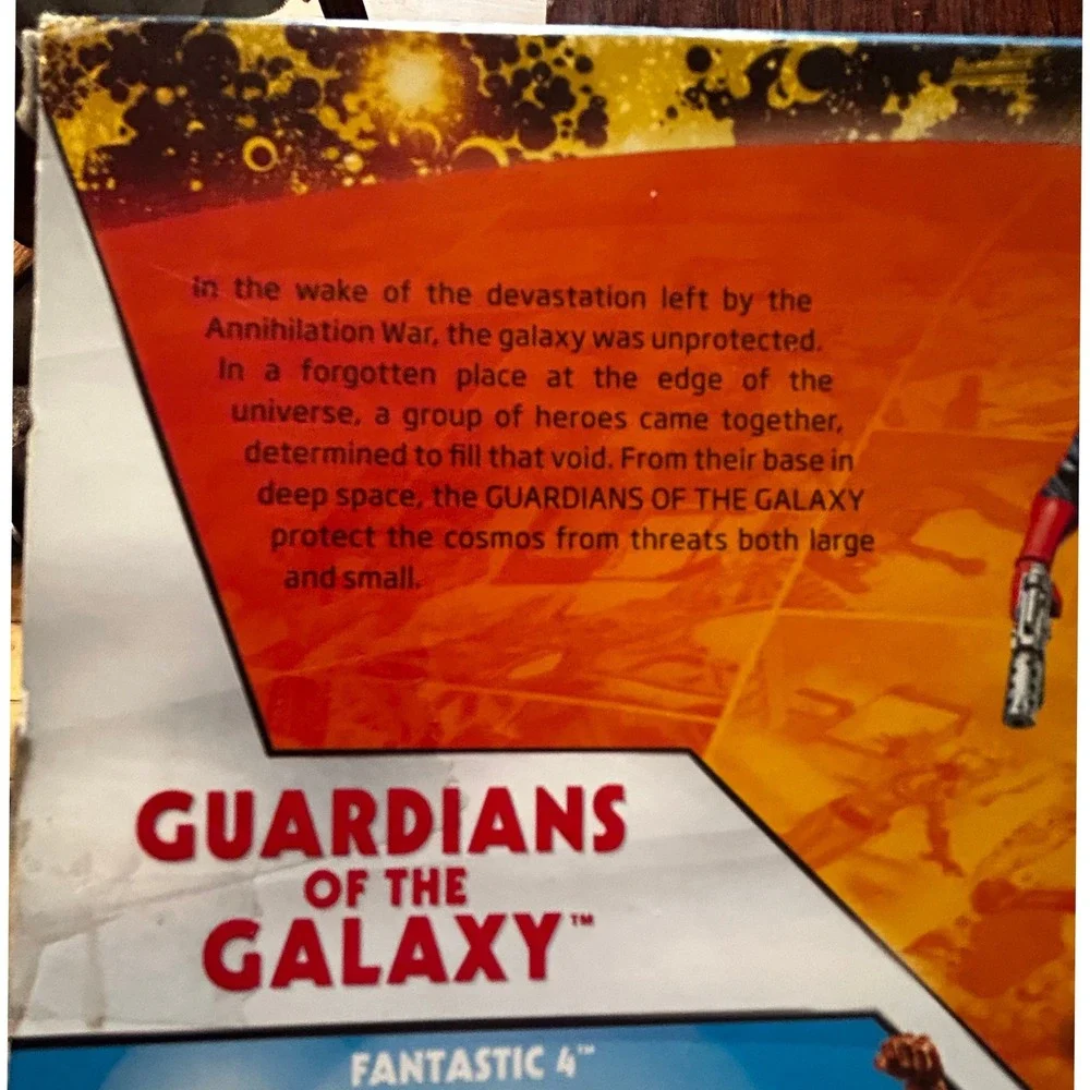 Marvel Universe Guardians of the Galaxy Hasbro Star-Lord Rocket Drax Groot 2011